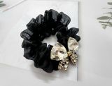 Dây buộc tóc Scrunchies đính đá sang chảnh thời trang SOLMI 46