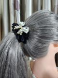 Dây buộc tóc Scrunchies đính đá sang chảnh thời trang SOLMI 46