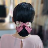Cặp tóc nơ thời trang có búi lưới SOLMI 118
