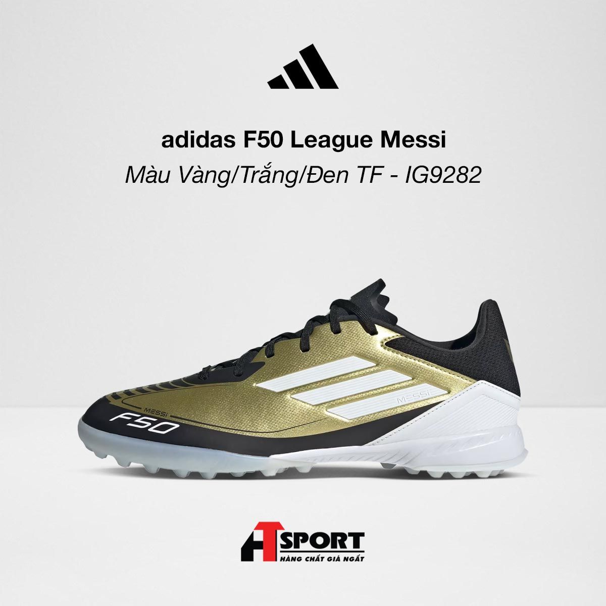 adidas F50 League Messi Màu Vàng/Trắng/Đen TF - IG9282