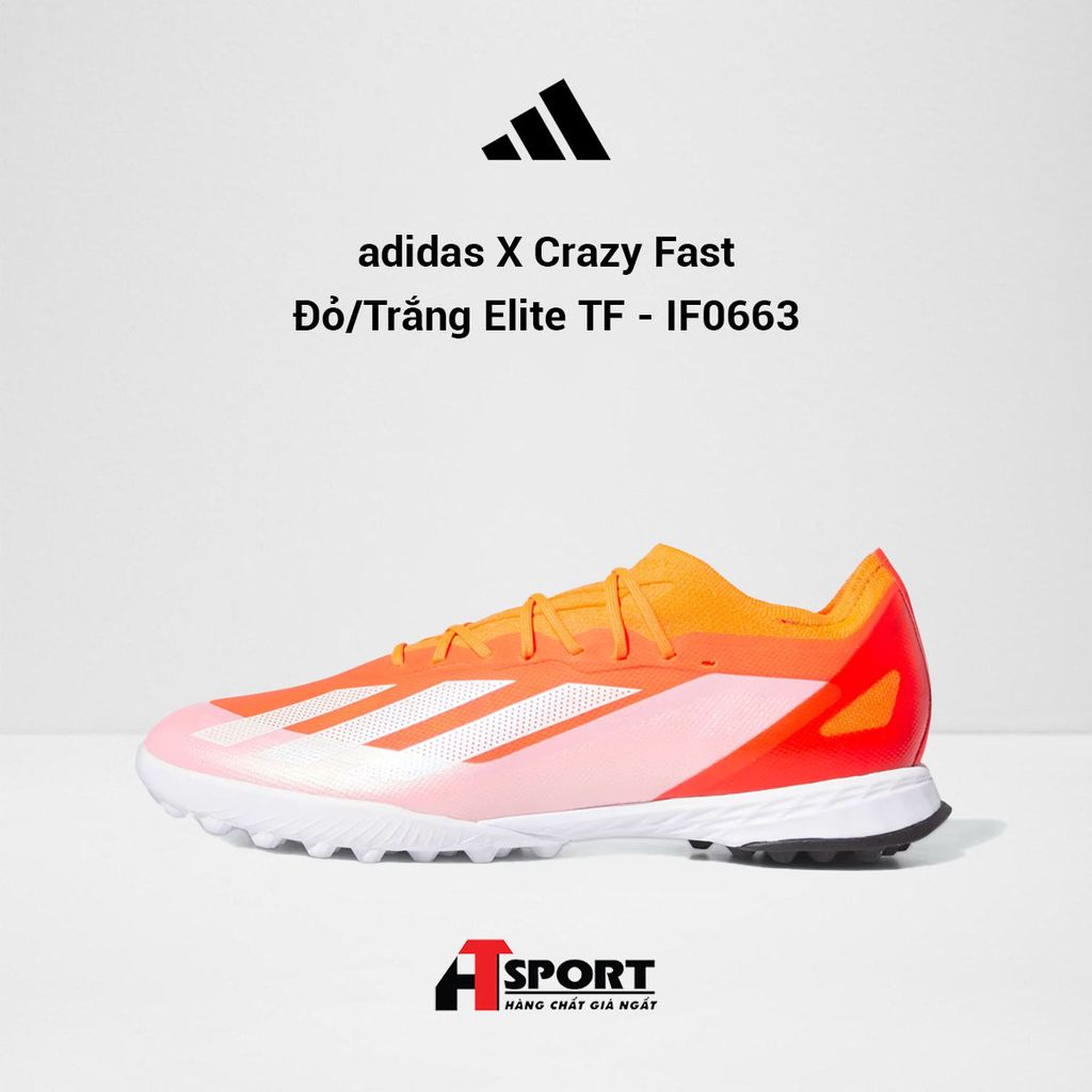 adidas X Crazyfast Màu Đỏ/Trắng Elite TF - IF0663