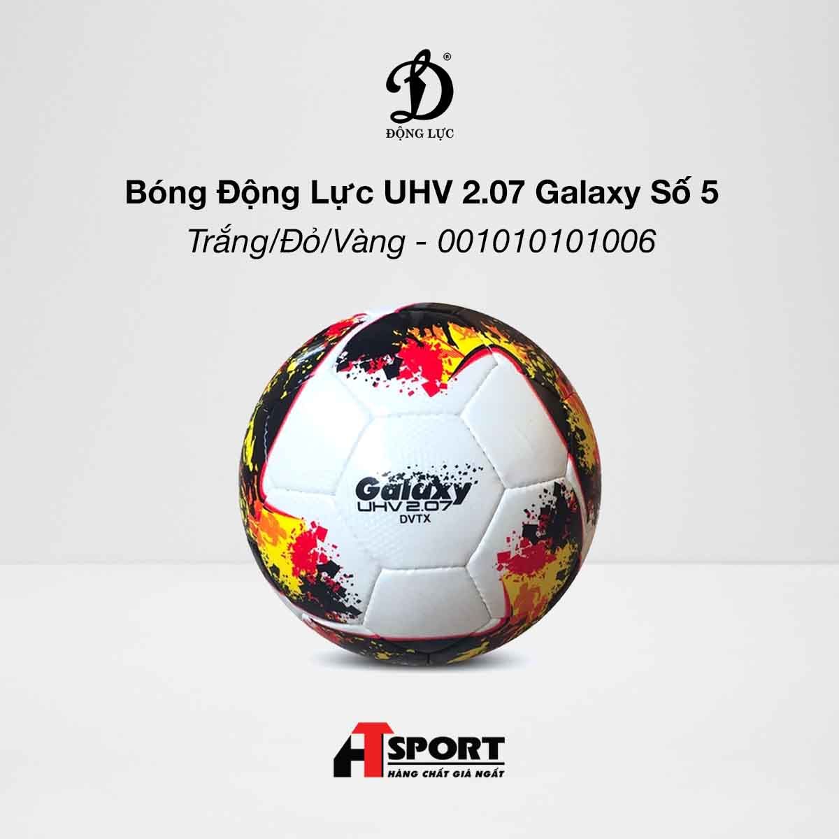  Bóng Động Lực UHV 2.07 Galaxy Số 5 - Trắng/Đỏ/Vàng - 001010101006 