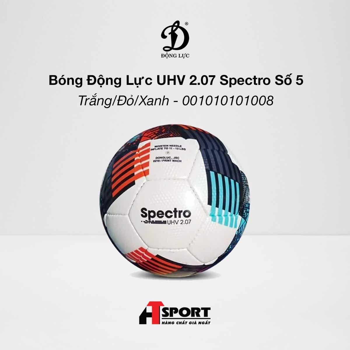  Bóng Động Lực UHV 2.07 Spectro Số 5 - Trắng/Đỏ/Xanh - 001010101008 