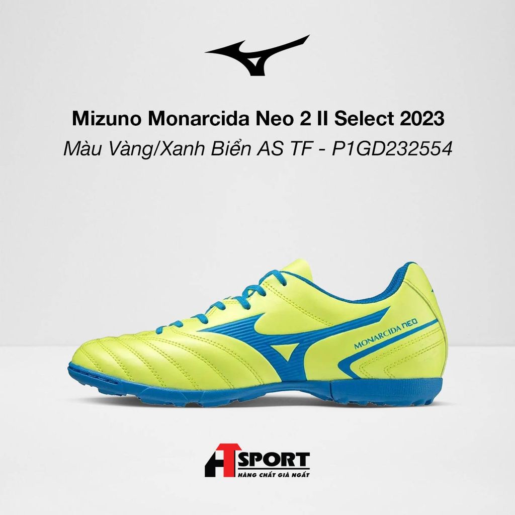 Mizuno Monarcida Neo II Select Màu Vàng/Xanh Biển AS TF - P1GD232554