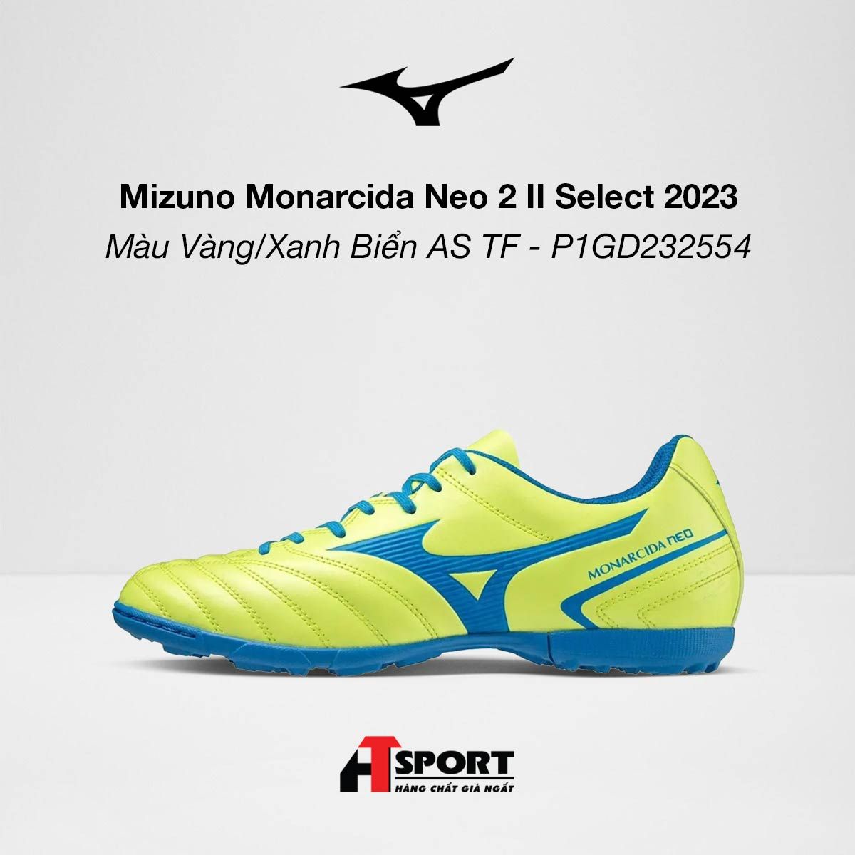 Mizuno Monarcida Neo II Select Màu Vàng/Xanh Biển AS TF - P1GD232554