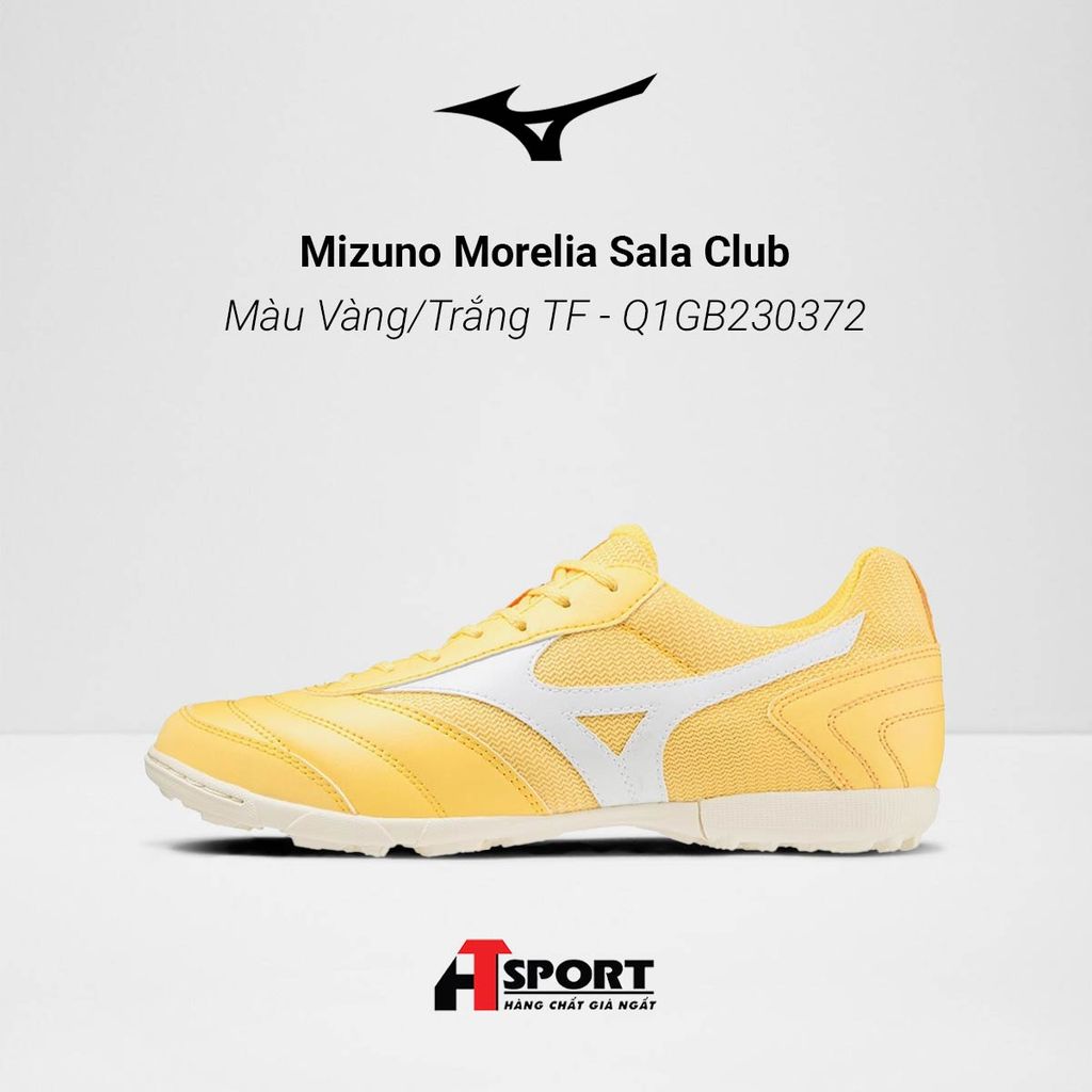  Mizuno Morelia Sala Club Màu Vàng/Trắng TF - Q1GB230372 