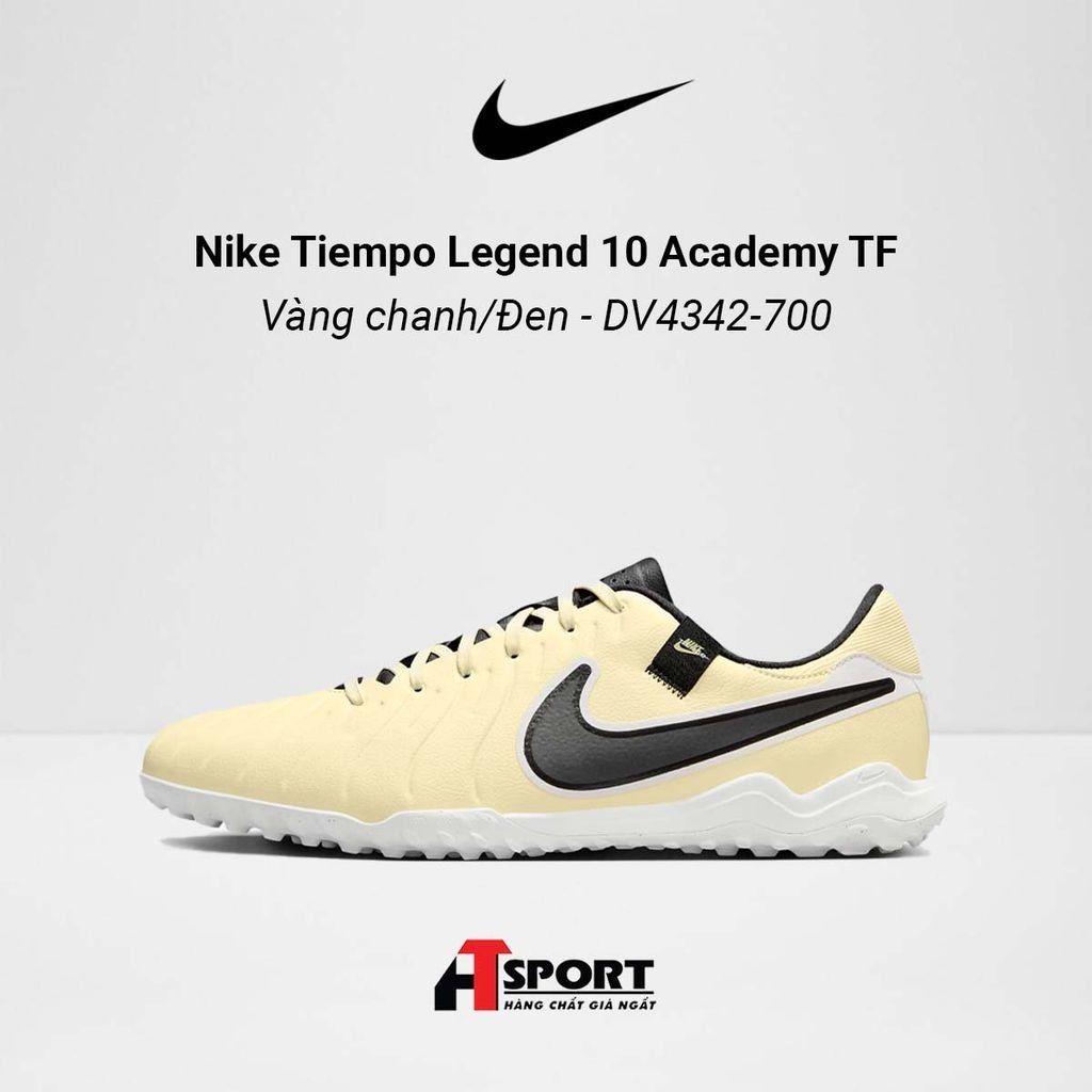  Nike Tiempo Legend 10 Vàng chanh/Đen Academy TF - DV4342-700 