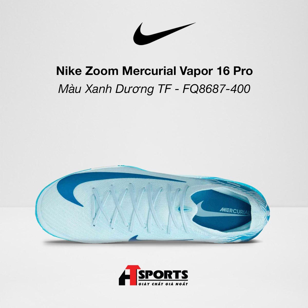 Nike Zoom Mercurial Vapor 16 Pro Màu Xanh Dương TF - FQ8687-400