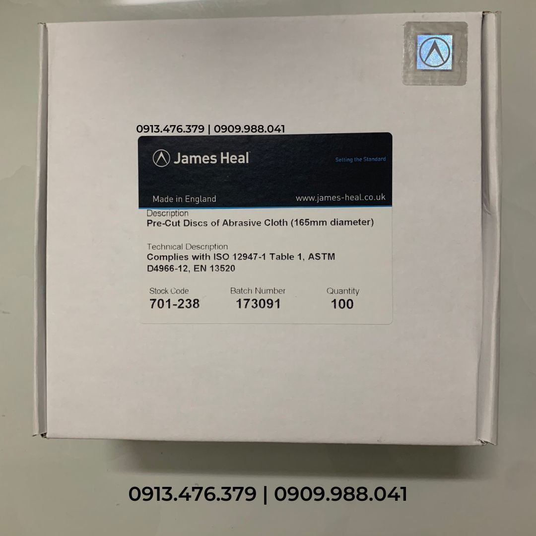 Đĩa vải mài mòn Martindale Abrasion James Heal