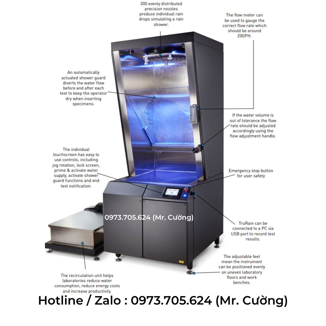 Máy kiểm tra chống thấm nước TruRain