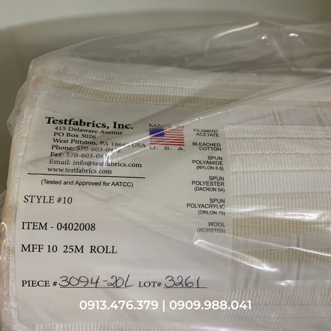 Vải đa sợi Testfabrics #10