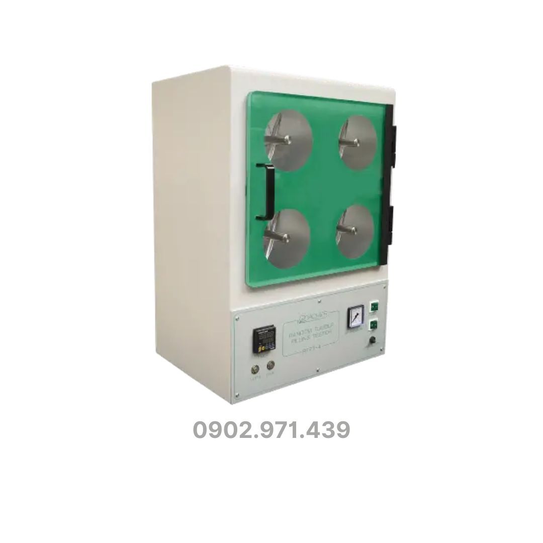 Máy thử đóng cọc để xác định độ vón cục và độ mờ của vải.