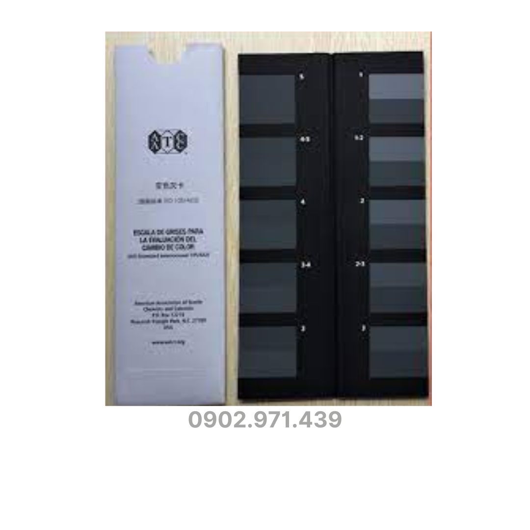 Thước xám so màu vải AATCC tiêu chuẩn
