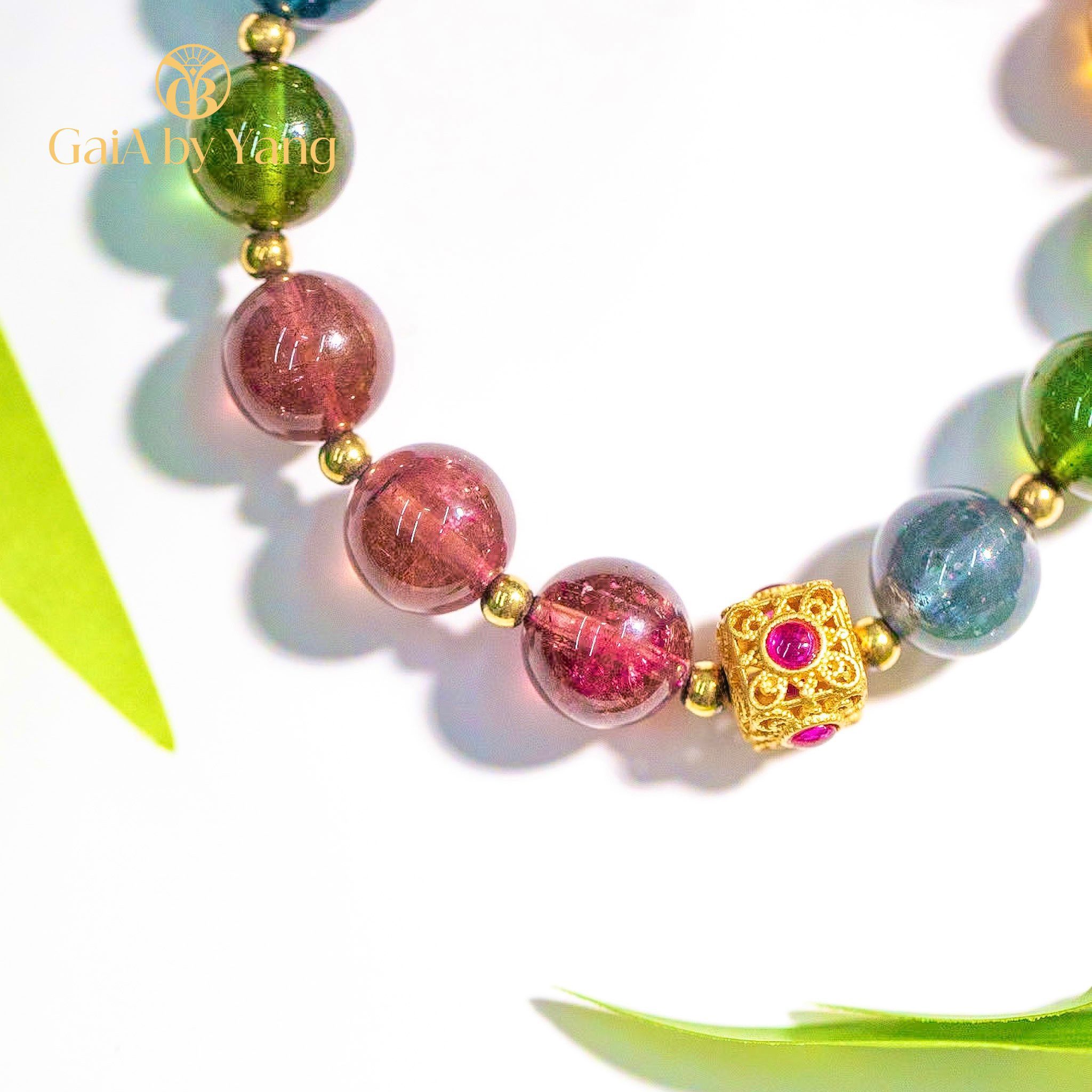 Vòng đá Tourmaline