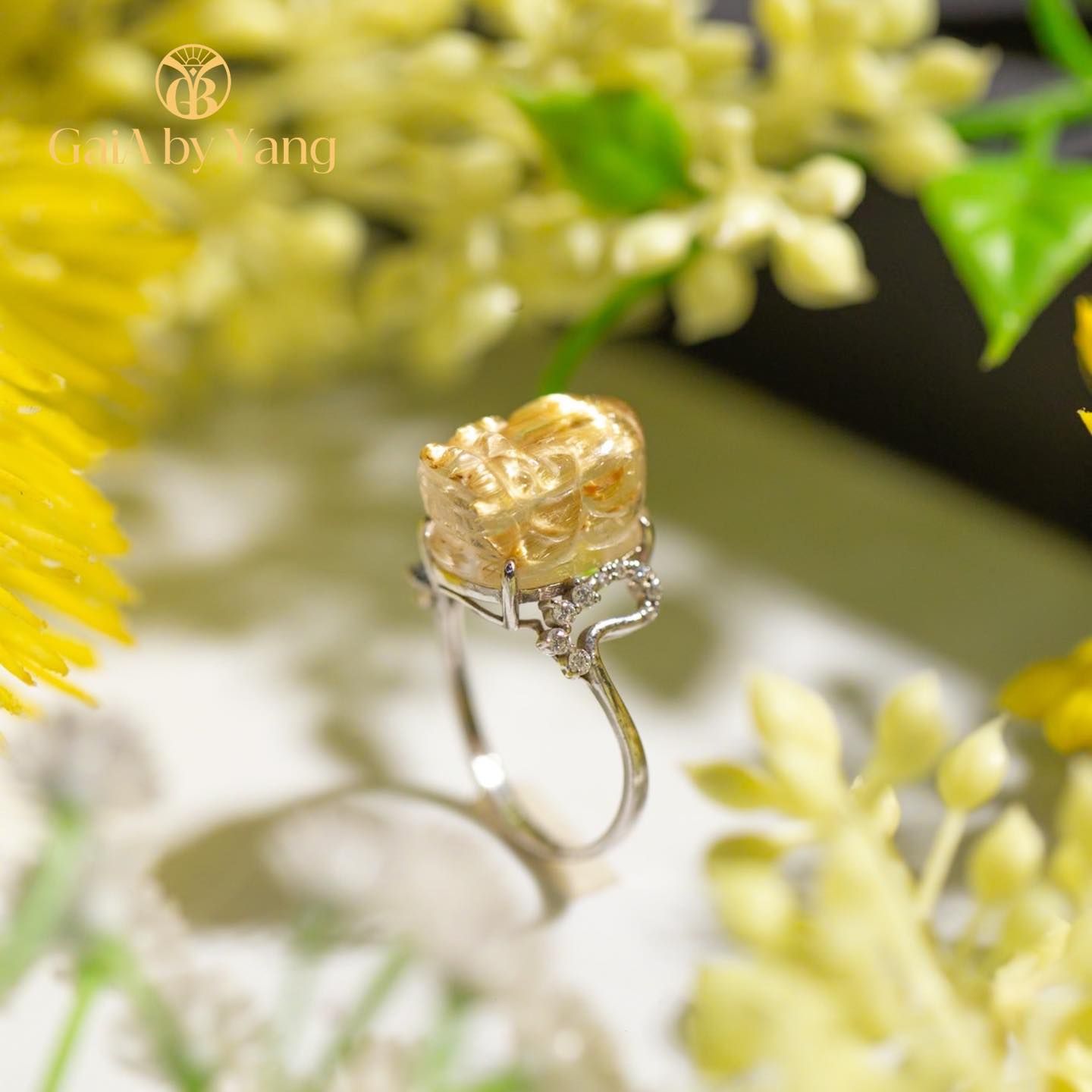 Nhẫn vàng Tourmaline 10K