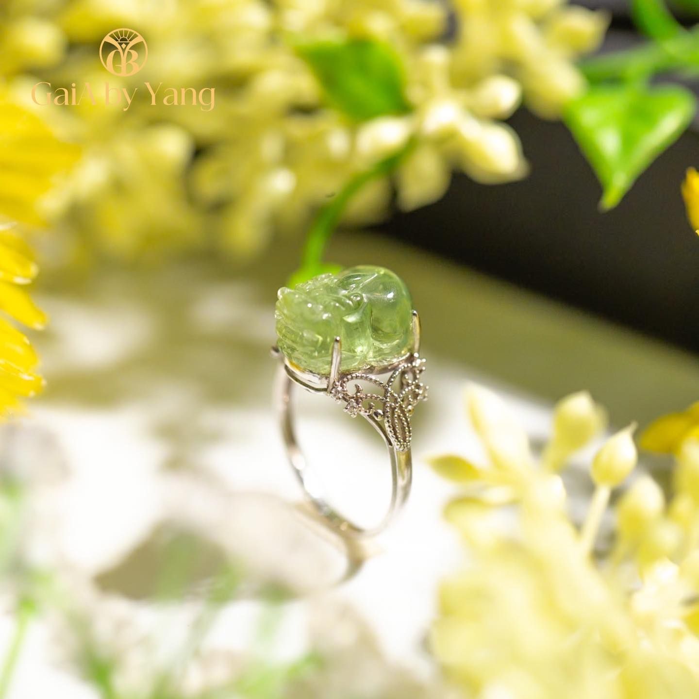 Nhẫn vàng Tourmaline 10K