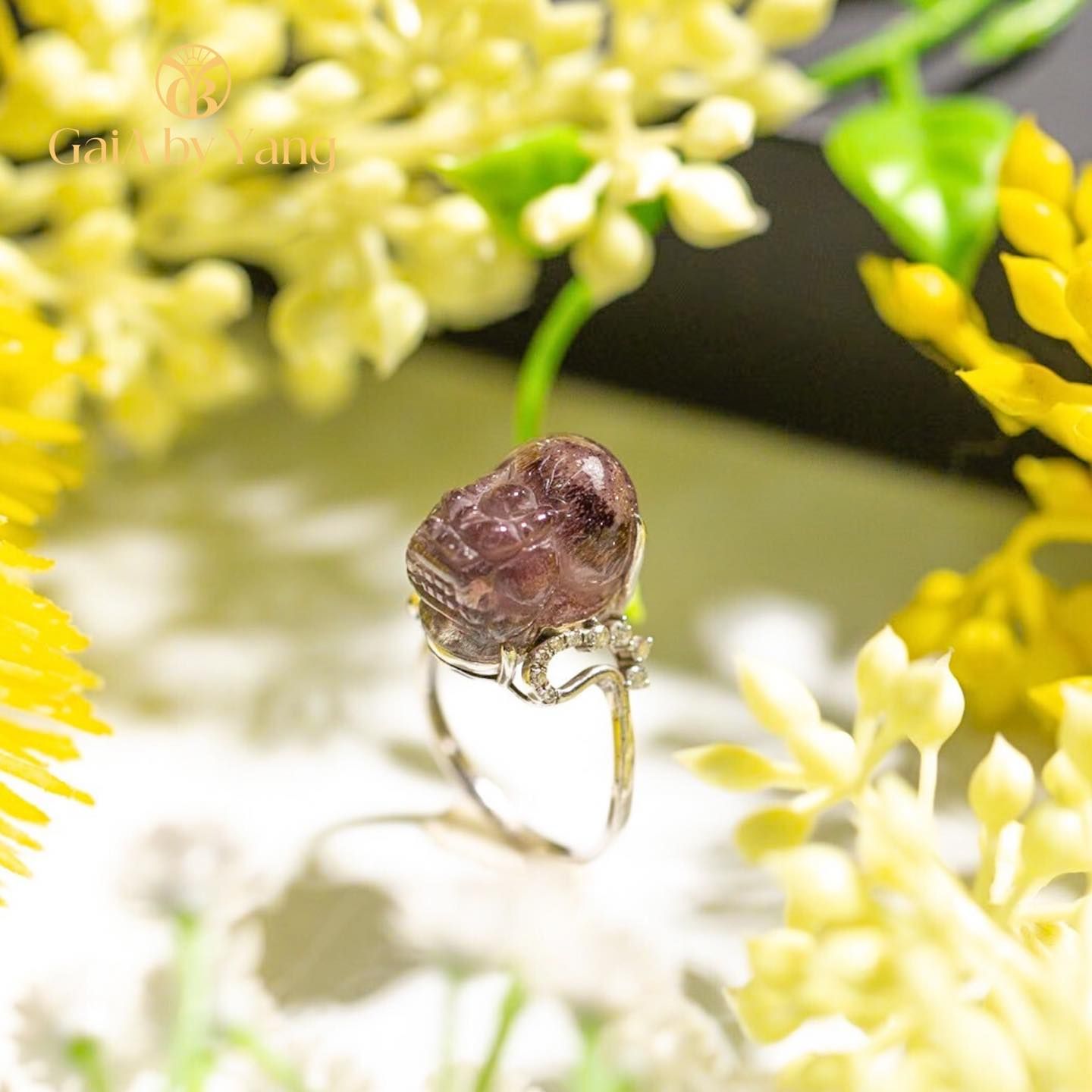Nhẫn vàng Tourmaline 10K