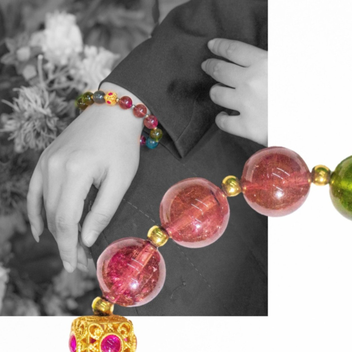 Vòng đá Tourmaline