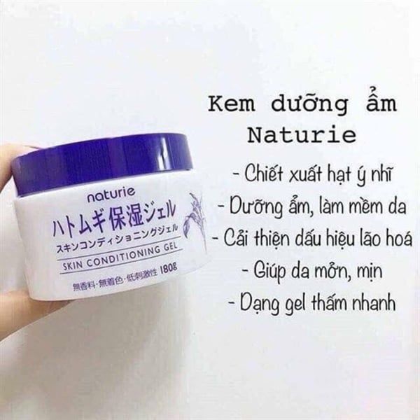 Kem Dưỡng Ẩm Hạt Ý Dĩ - Nhật Bản - 180G Gel