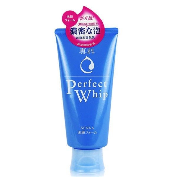 Sữa Rửa Mặt Senka Shiseido Perfect Whip - Nhật Bản - 120G - Xanh
