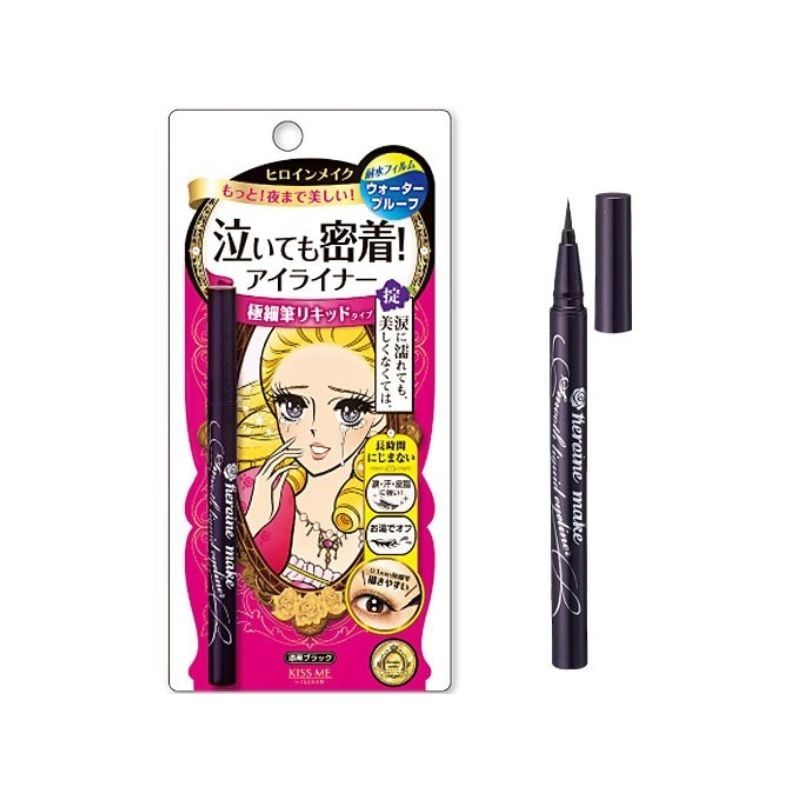Bút Kẻ Mắt Nước KissMe Heroine Make Smooth Liquid Eyeliner Lâu Trôi 24h
