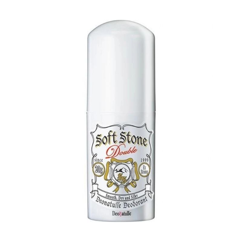 Lăn Nách Đá Khoáng Softstone Double Deonatulle 20G Trắng