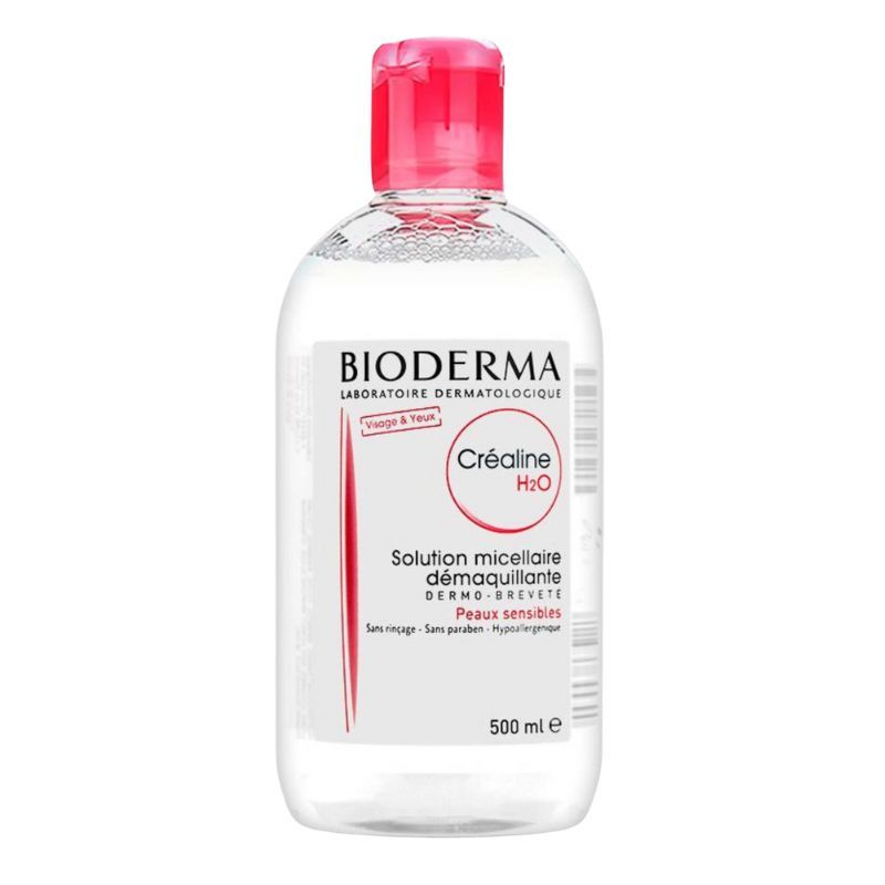 Nước Tẩy Trang Bioderma Crealine H20 500 ML Hồng Chai