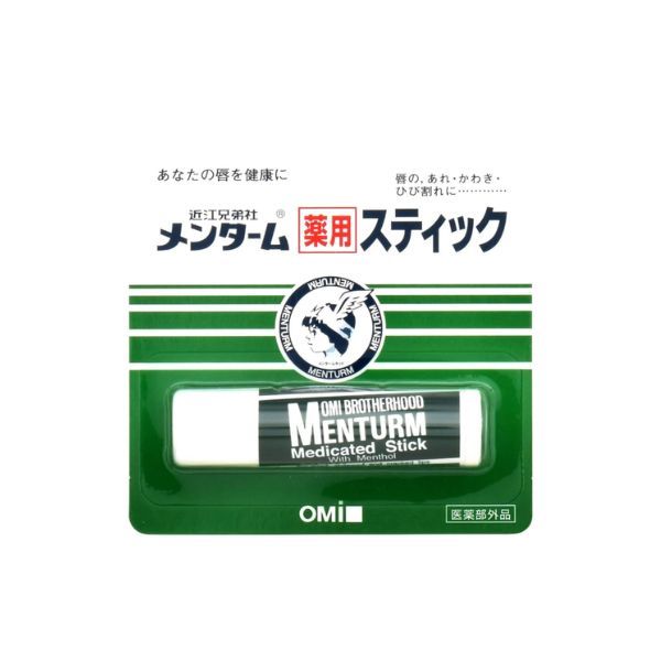 Son Dưỡng Ẩm Môi Bạc Hà Omi Brotherhood Menturm Cho Môi Khô, Nứt Nẻ 4g