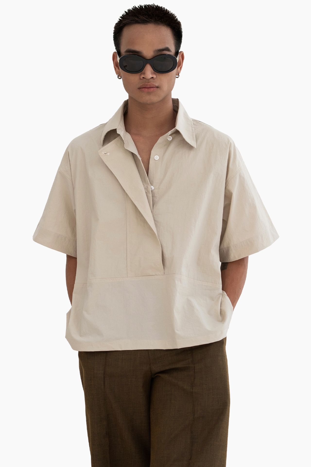 DROP NECK SHIRT