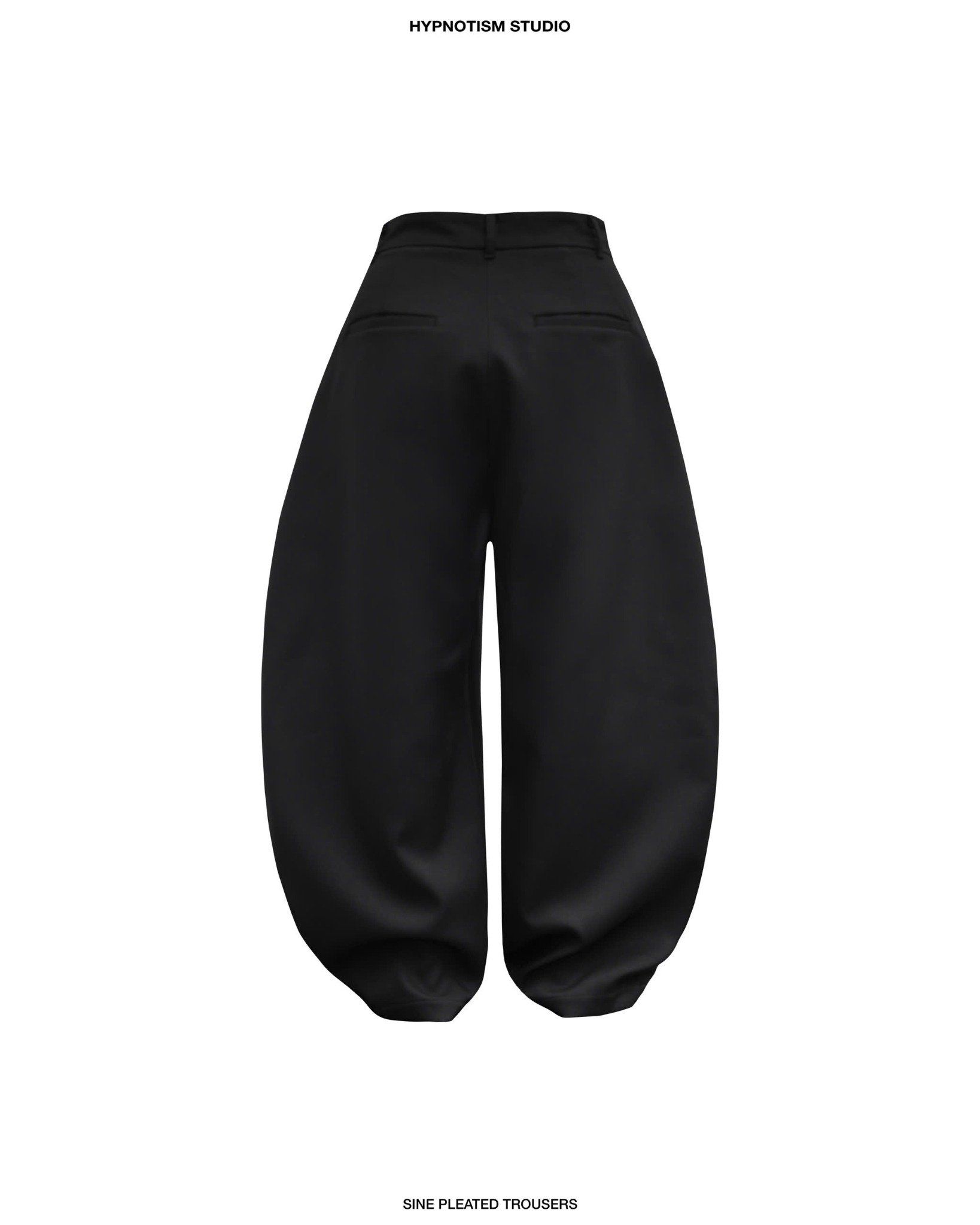 SINE PLEATED TROUSERS