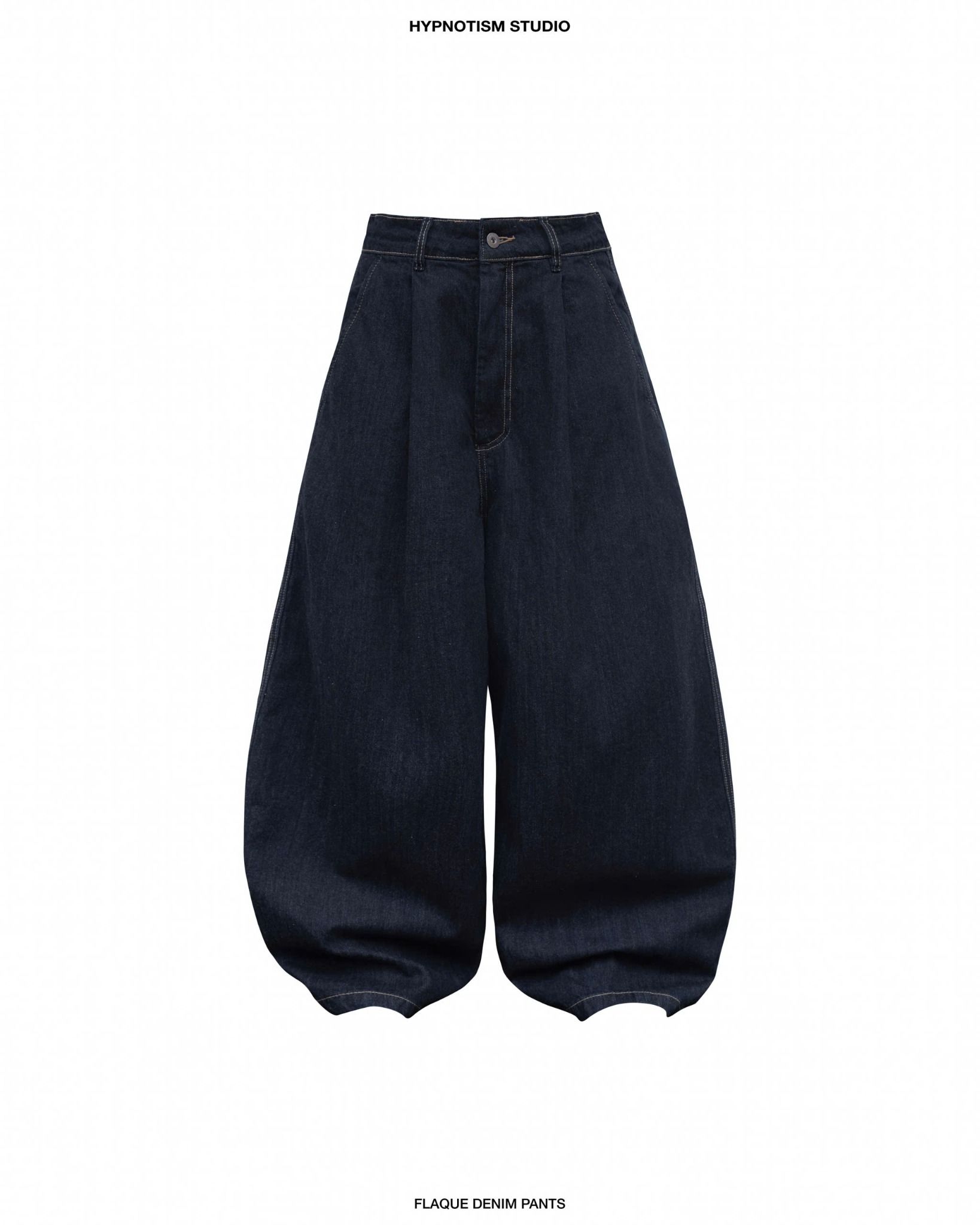 FLAQUE DENIM PANTS