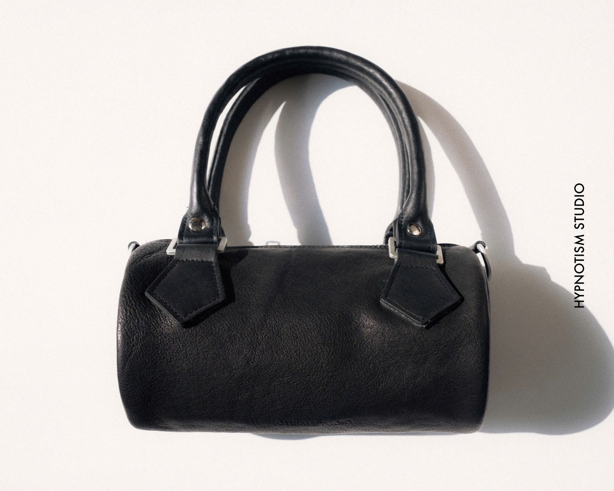 BARREL LEATHER BAG