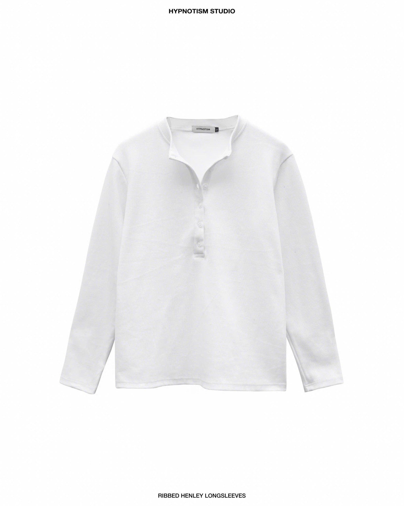 RIBBED HENLEY TOP