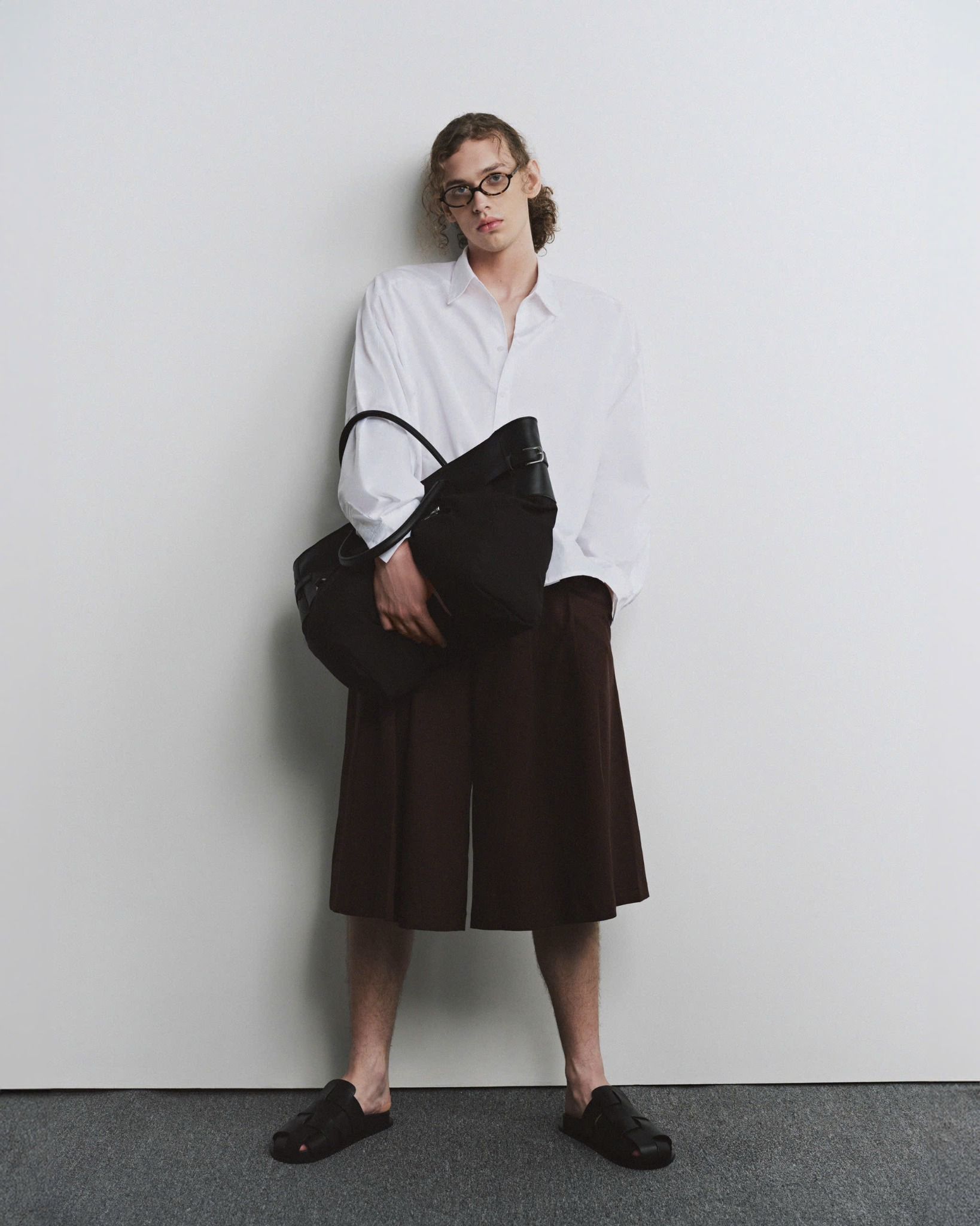 PLEATED SHORTS