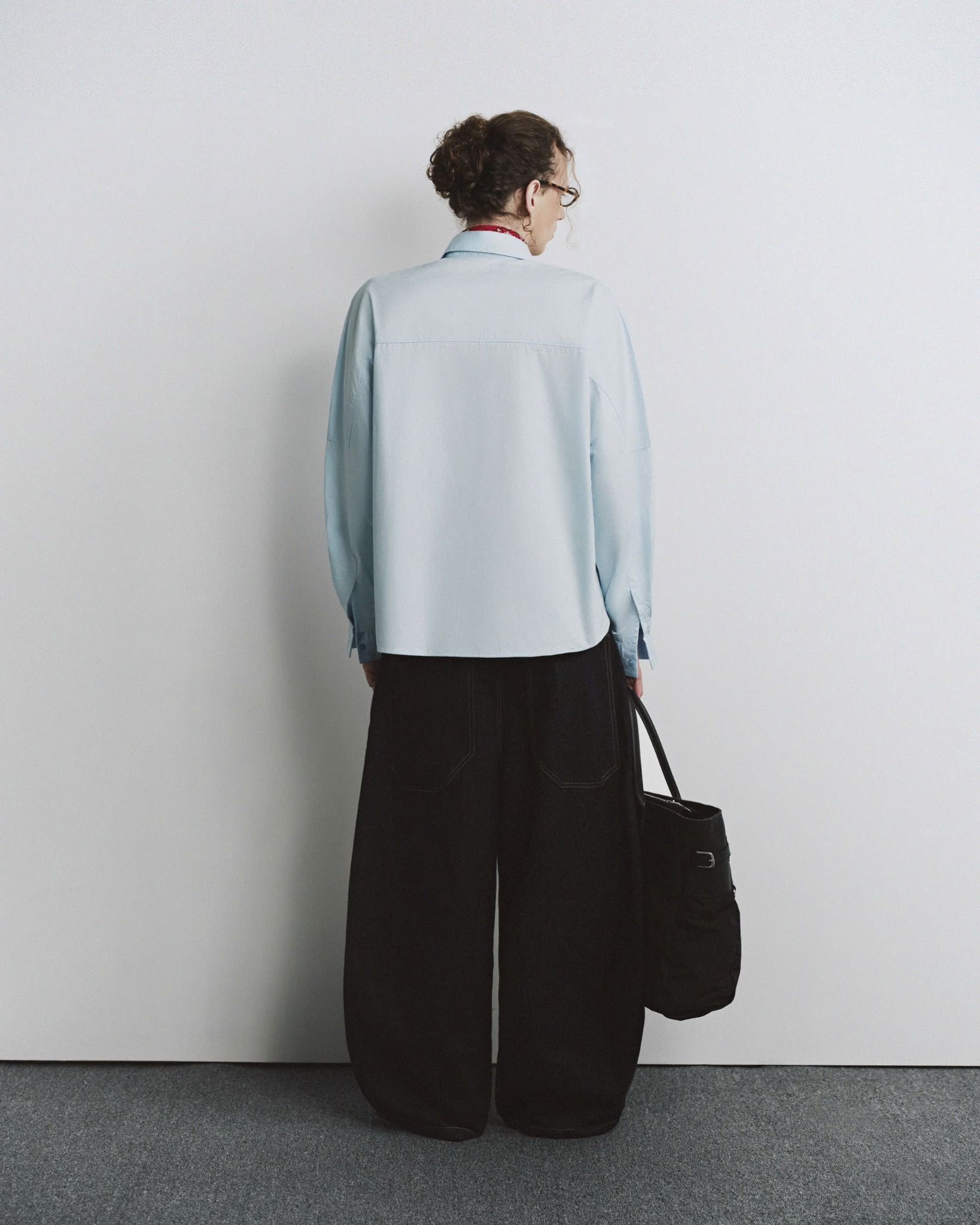 FLAQUE DENIM PANTS
