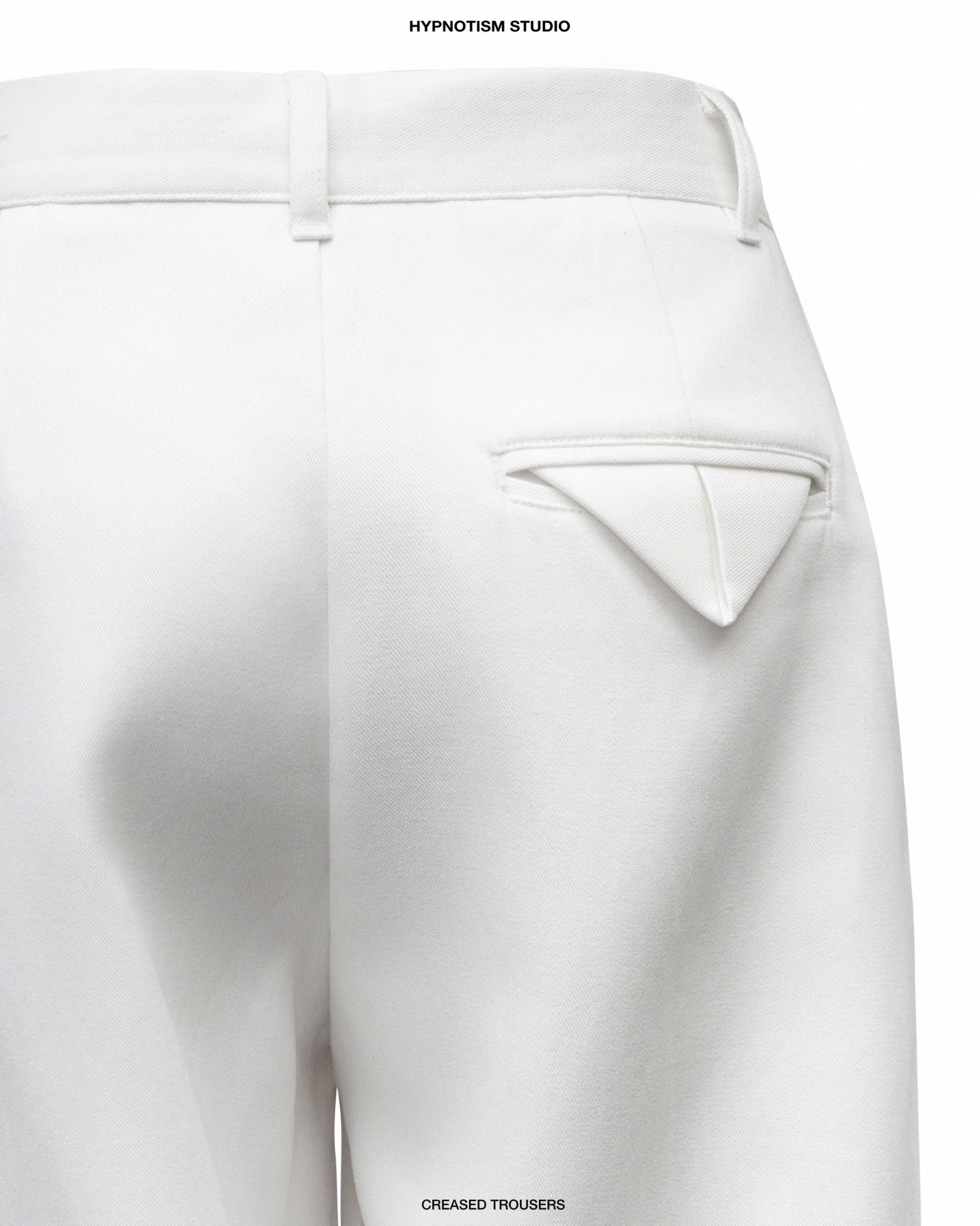 CREASED TROUSERS
