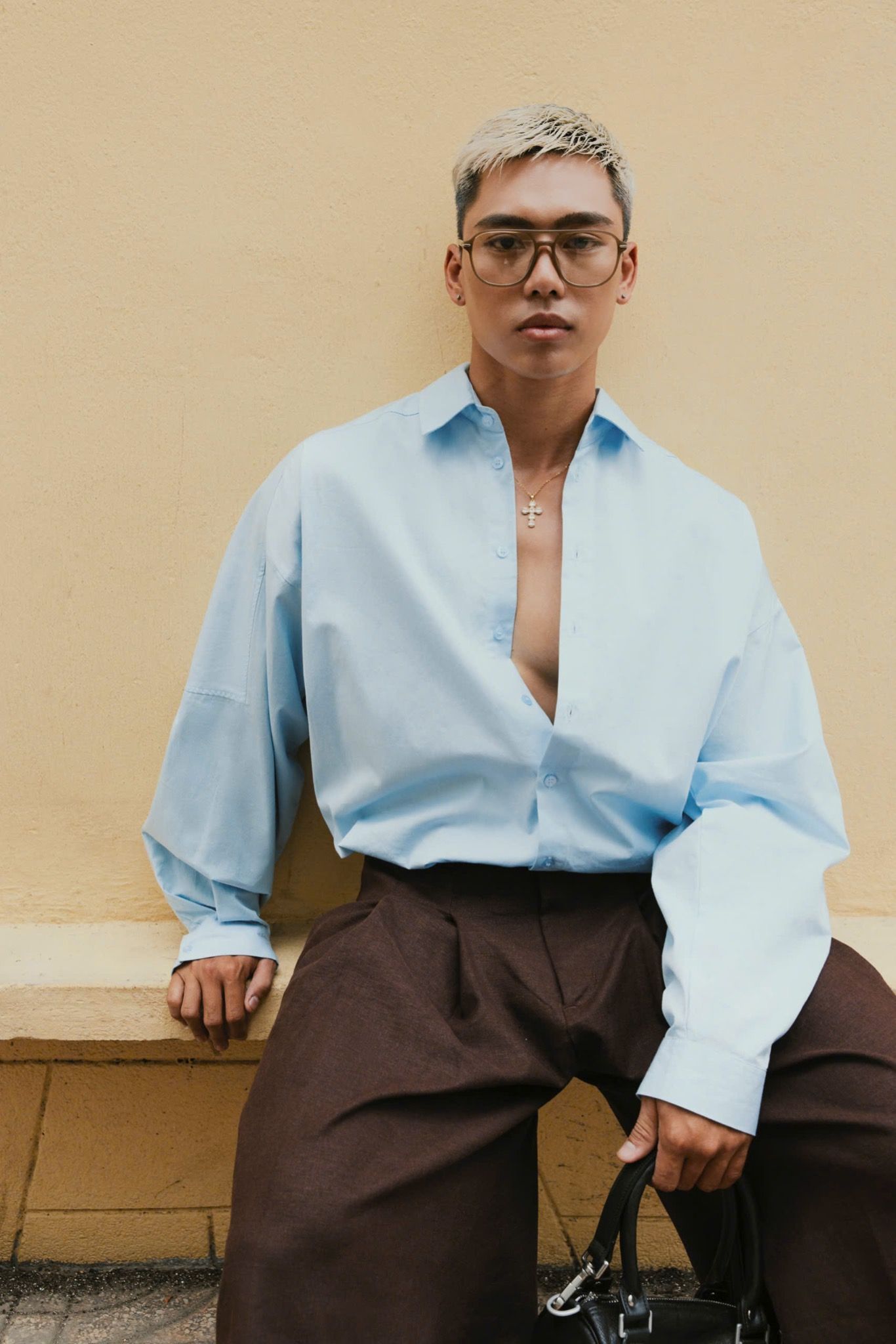 PANELED SHIRT