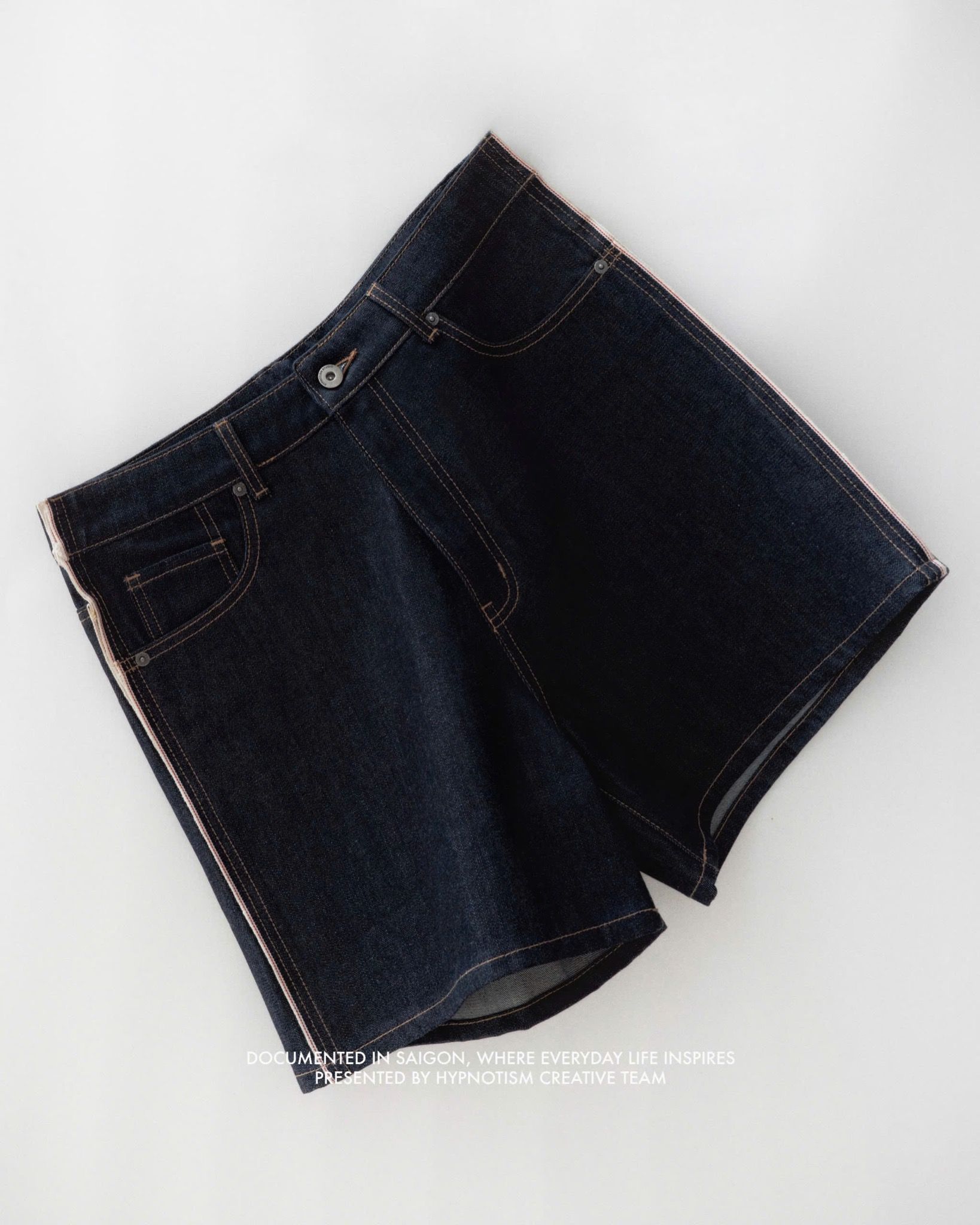 SELVEDGE DENIM SHORTS