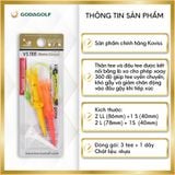 Tee Golf Nhựa Lò Xo Xoay 360º Koviss - Chân Đỡ Phát Bóng VS137A LL ( 86mm 40mm ) và VS137A L( 78mm 40mm )| Koviss Golf