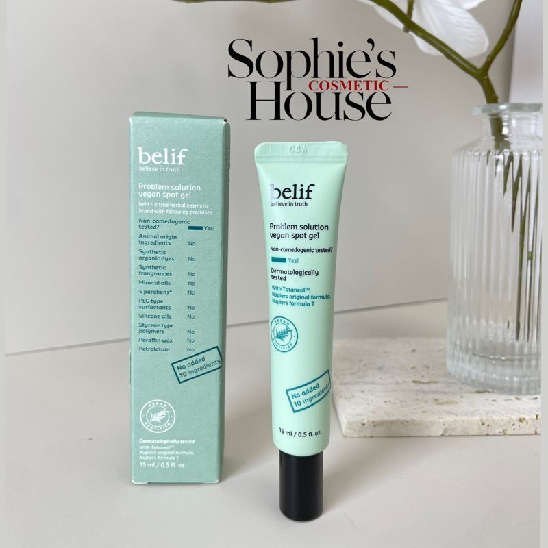 Chấm mụn BELIF Problem Solution Vegan Spot Gel 15ml