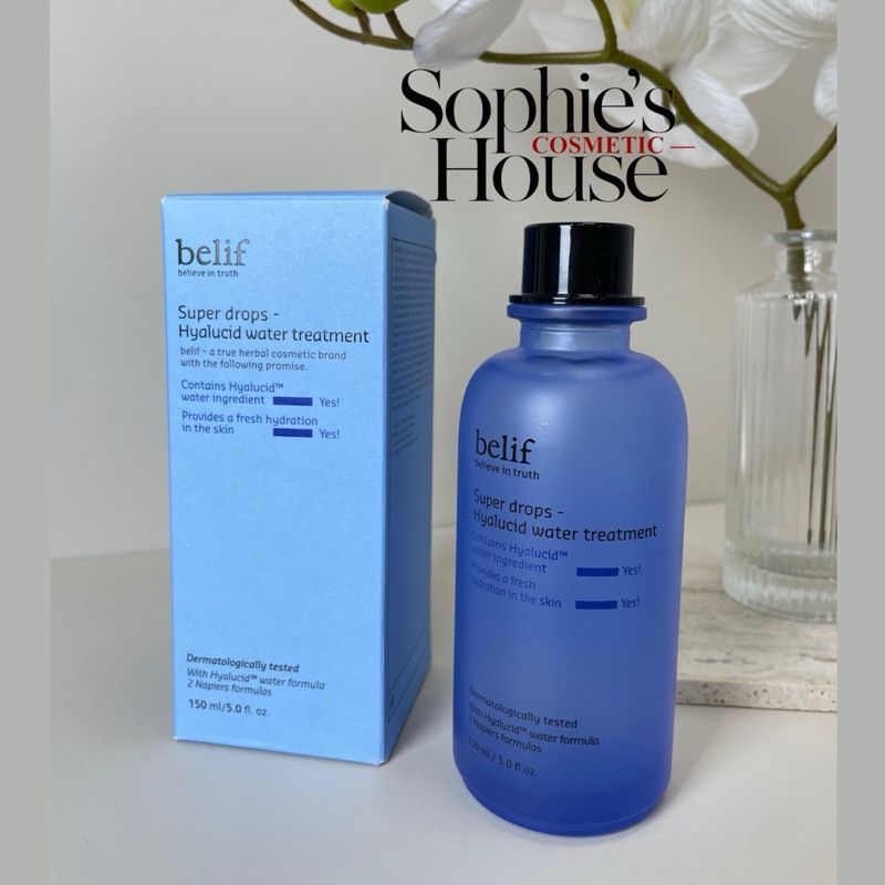 150ml / Nước cân bằng da Belif Super Drops Hyalucid - Vitamin C water treatment