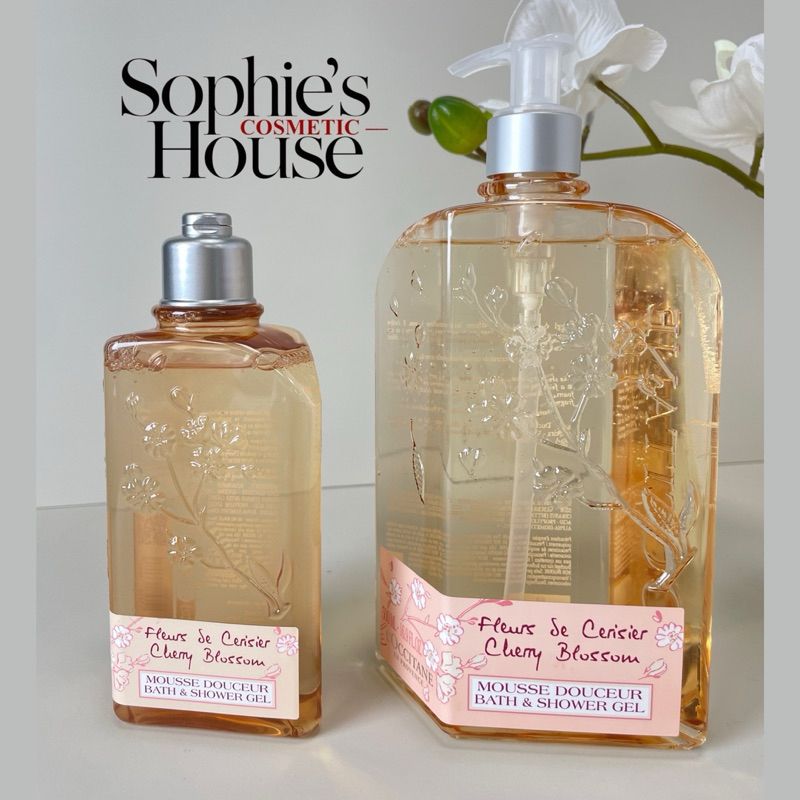 Sữa tắm hoa anh đào LOccitane Cherry Blossom Bath & Shower Gel