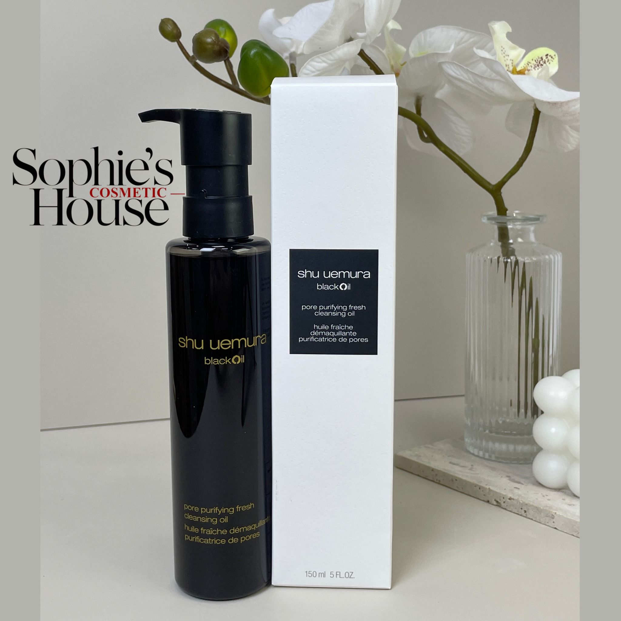 150ml / 450ml - Tẩy trang Shu Uemura Black Oil