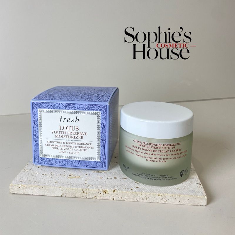 Kem dưỡng hoa sen chống lão hoá Fresh Lotus Youth Preserve Moisturizer 50ml