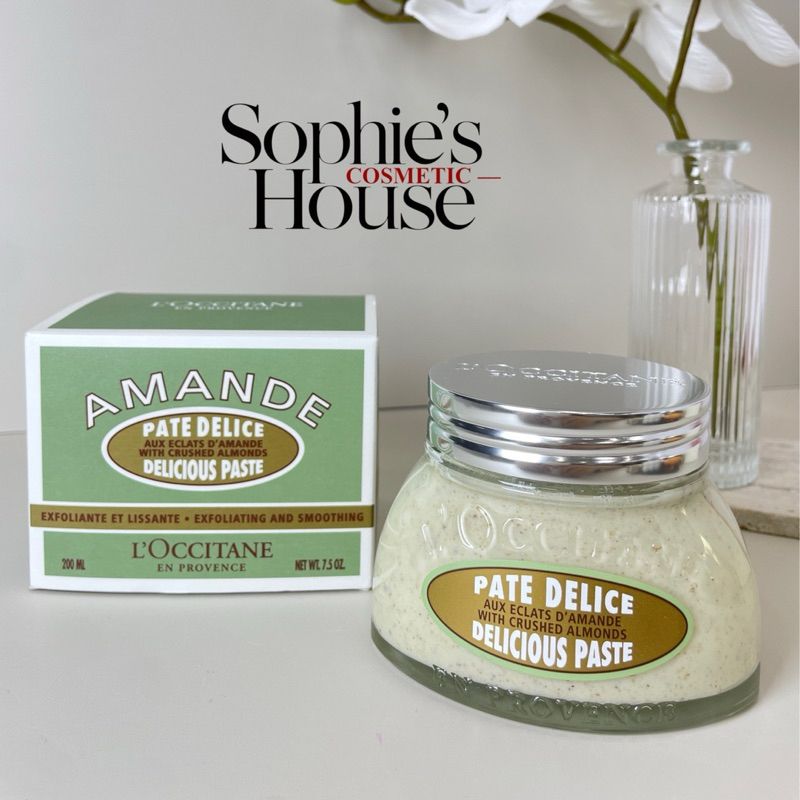 Kem tẩy tế bào chết hạnh nhân LOccitane Almond Delicious Paste Exfoliating And Smoothing