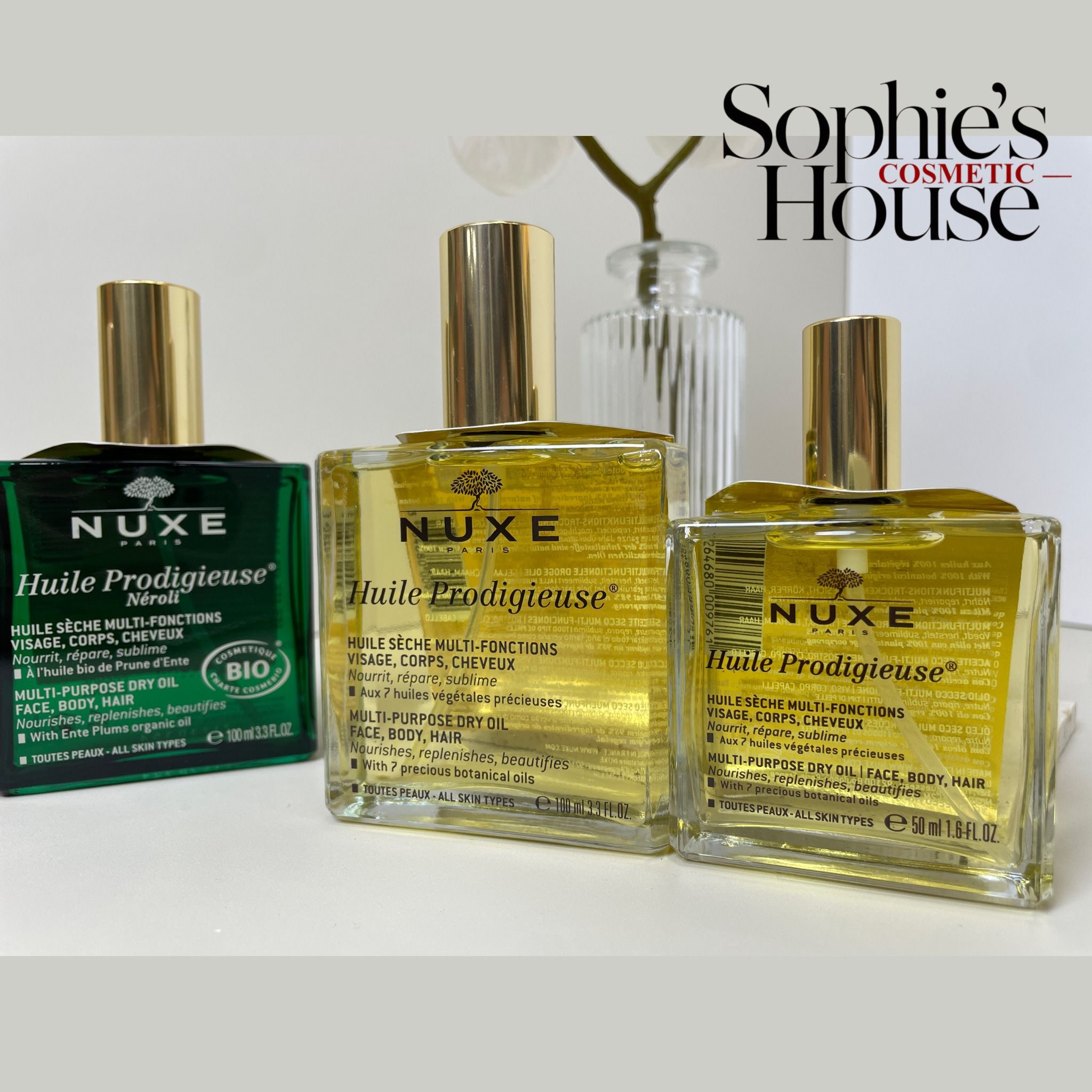 50ml / 100ml - Dầu dưỡng đa năng NUXE Multi Purpose Dry Oil