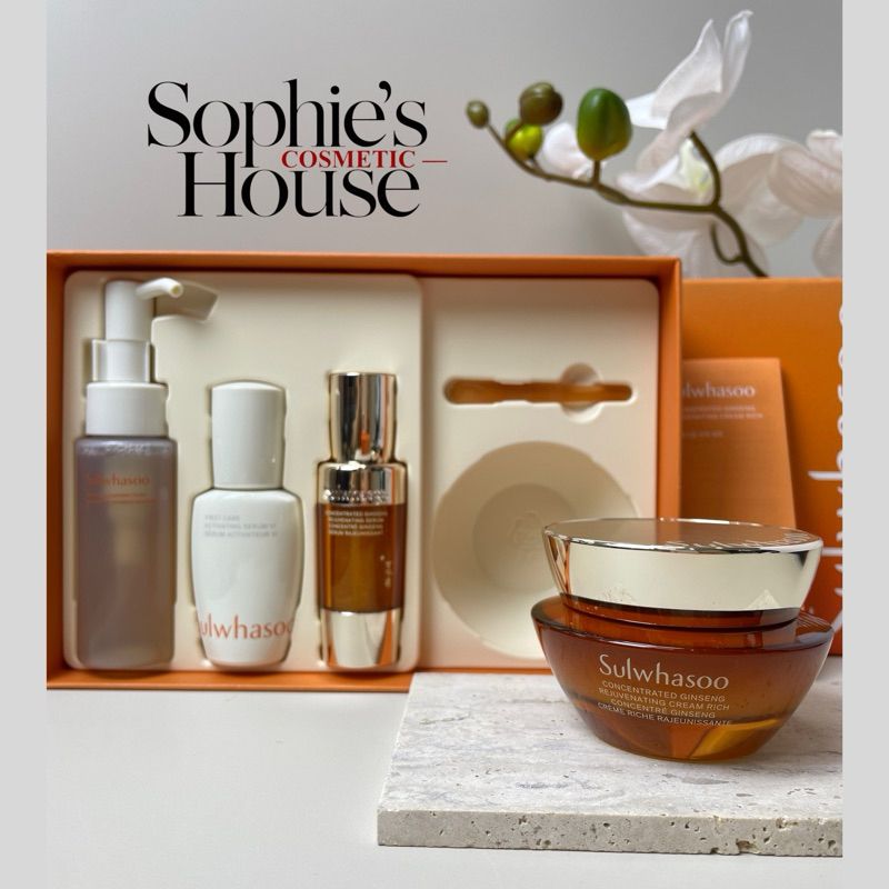 Set kem dưỡng 60ml + mini / Kem dưỡng nhân sâm tái tạo da Sulwhasoo Concentrate Ginseng Renewing Cream EX / EX Classic