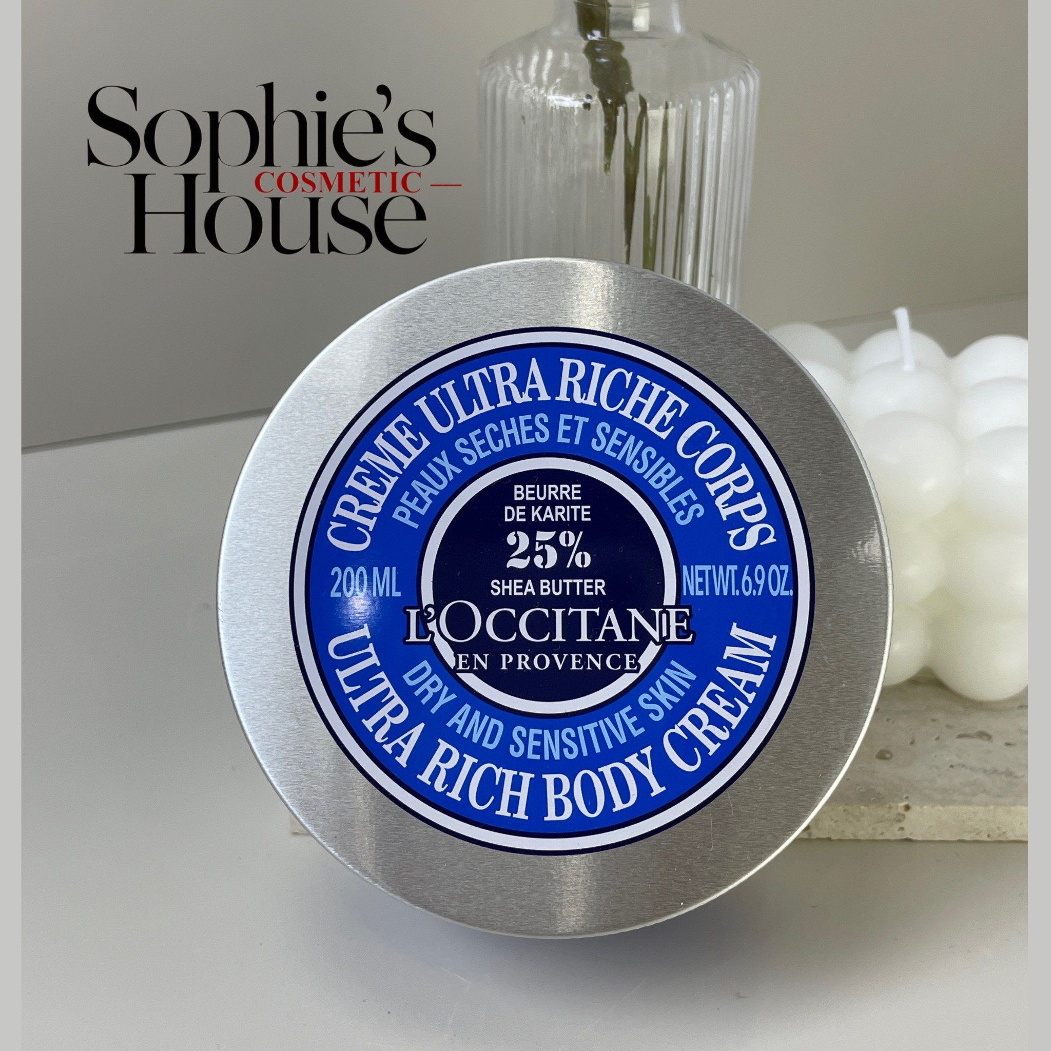 200ml - Dưỡng thể L'Occitane Ultra Rich Body Cream 25% Shea Butter