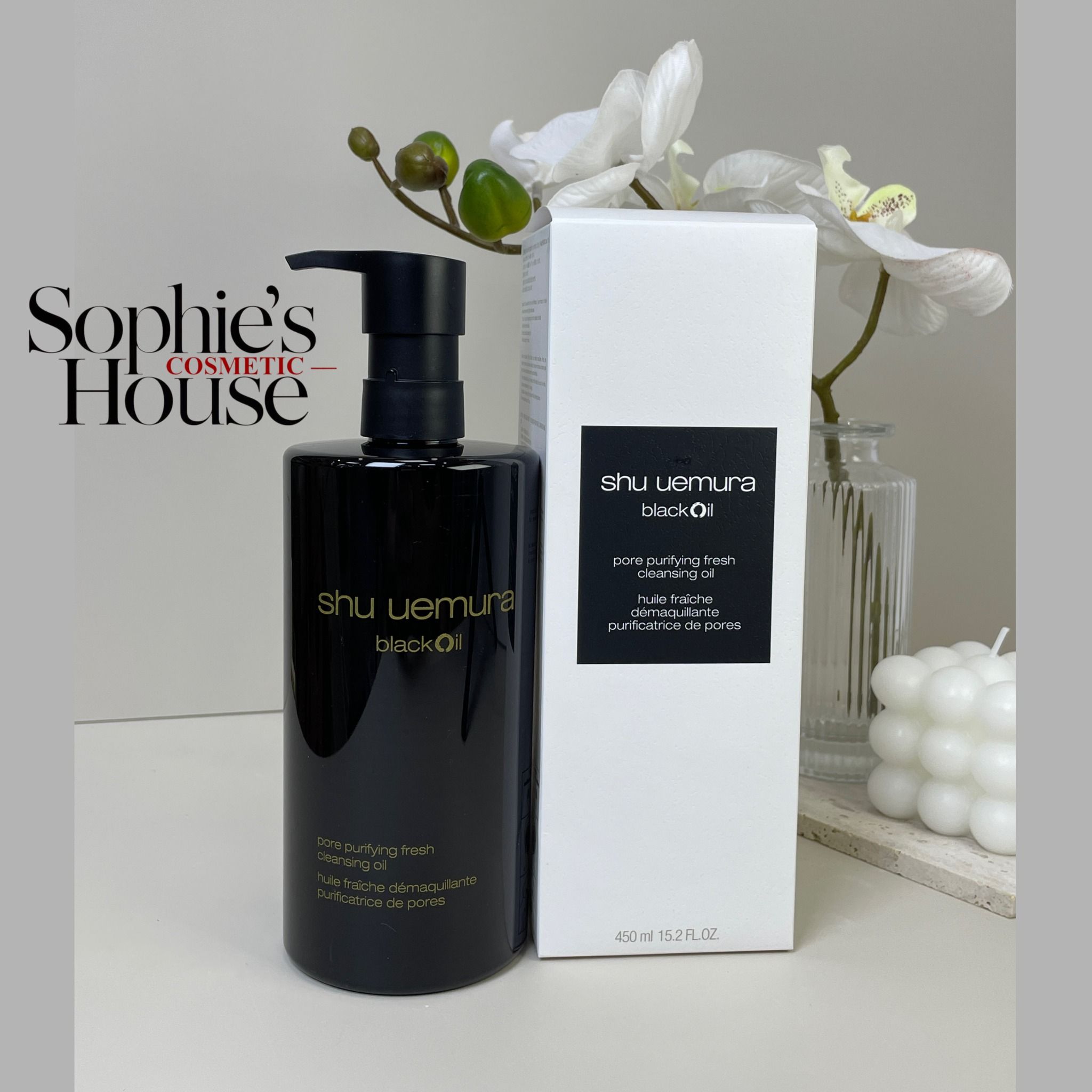150ml / 450ml - Tẩy trang Shu Uemura Black Oil