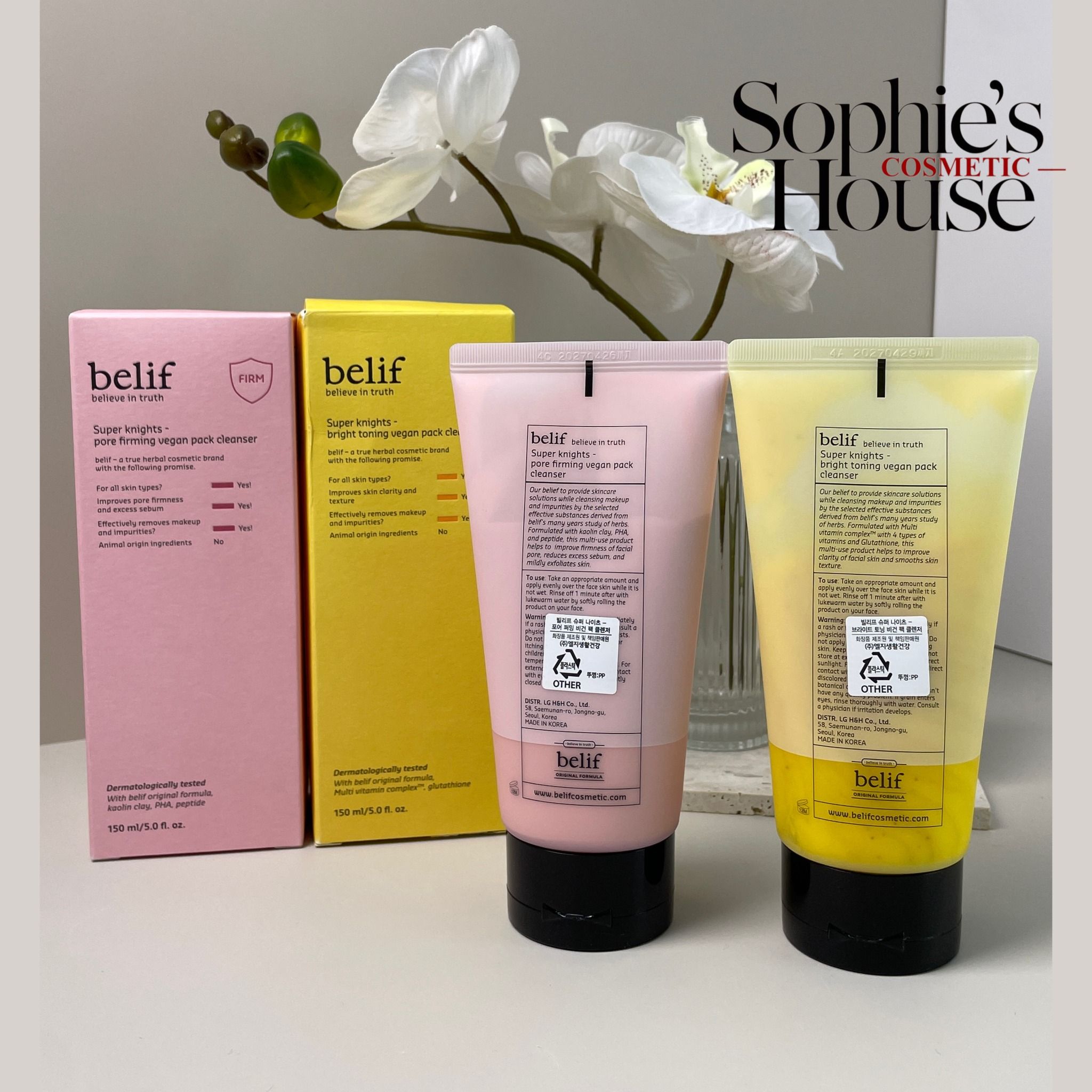 150ml / Sữa rửa mặt Belif Super Knights Cleanser